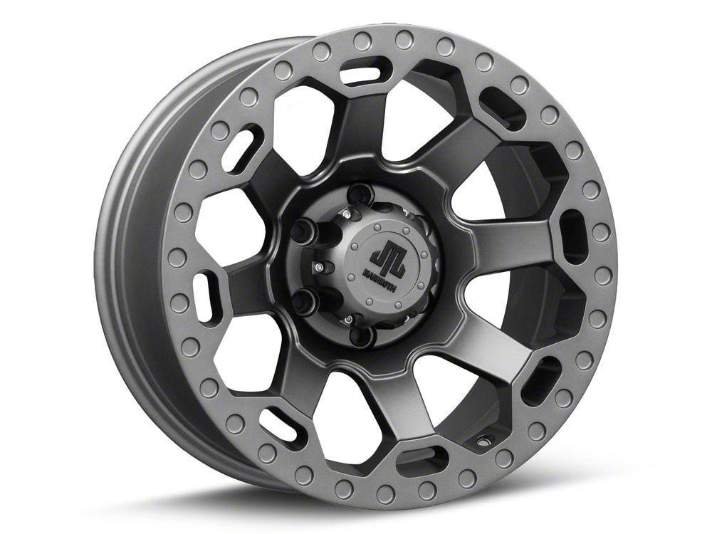 Mammoth Synister Charcoal 6-Lug Wheel; 17x8.5; 0mm Offset (24-25 Ranger)