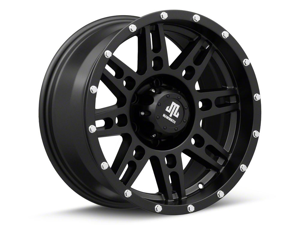 Mammoth Vader Beadlock Matte Black 6-Lug Wheel; 17x8.5; 0mm Offset (19-23 Ranger)