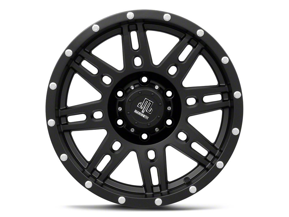 Mammoth Vader Beadlock Matte Black 6-Lug Wheel; 17x8.5; 0mm Offset (24-25 Ranger)