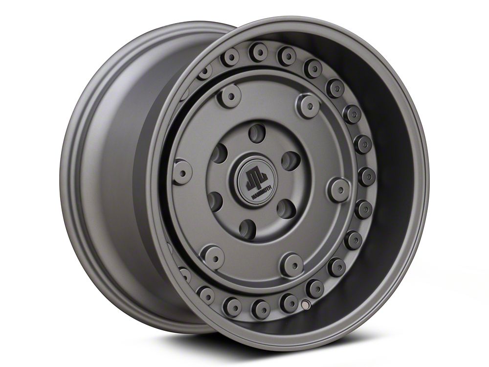 Mammoth Militant Charcoal Wheel; 17x9.5; -18mm Offset (23-25 Canyon)