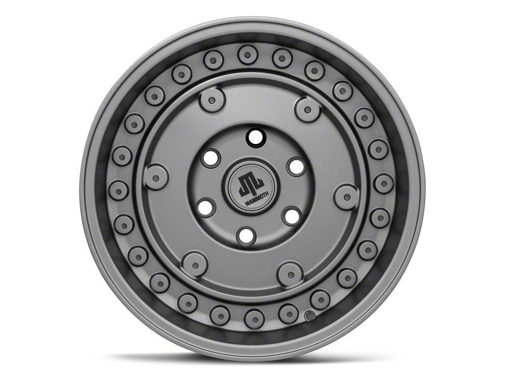 Mammoth Militant Charcoal Wheel; 17x9.5; -18mm Offset (23-25 Canyon)