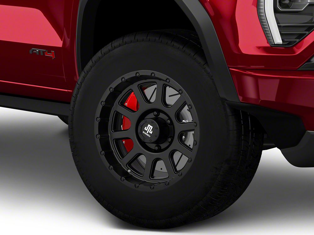 Mammoth 10 Hole Matte Black 6-Lug Wheel; 17x9; -6mm Offset (23-25 Canyon)