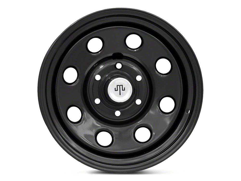 Mammoth 8-Hole Gloss Black 6-Lug Wheel; 17x8; -6mm Offset (23-25 Canyon)