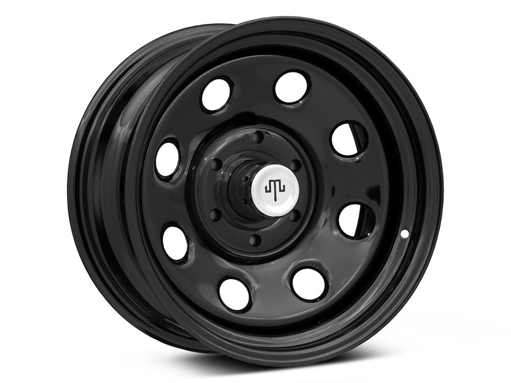 Mammoth 8-Hole Gloss Black 6-Lug Wheel; 17x8; -6mm Offset (23-25 Canyon)