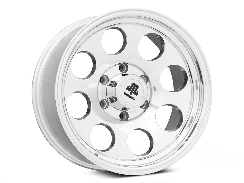Mammoth 8 Aluminum Polished 6-Lug Wheel; 17x9; -6mm Offset (23-25 Canyon)