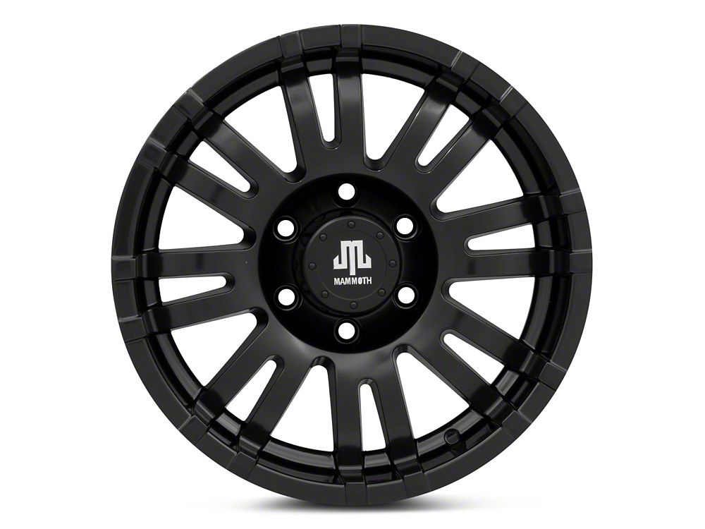 Mammoth Krawler Satin Black 6-Lug Wheel; 17x8; 0mm Offset (23-25 Canyon)