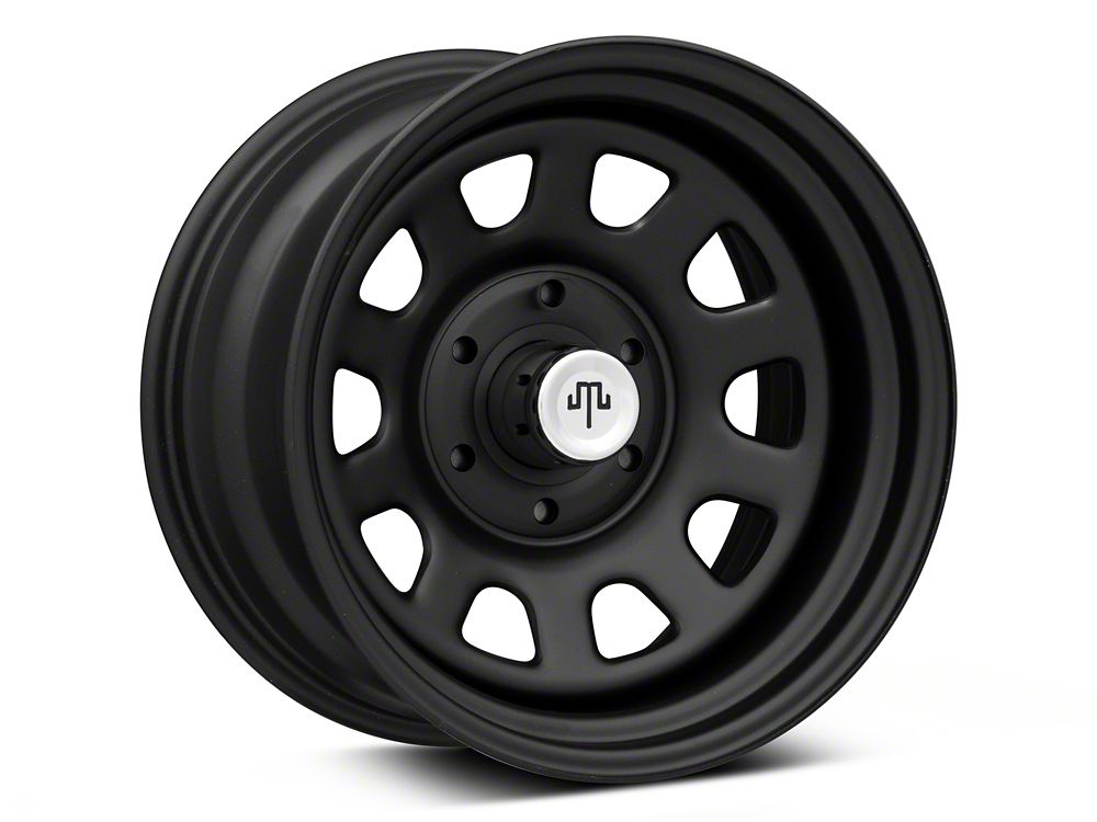 Mammoth D Window Matte Black 6-Lug Wheel; 17x9; -6mm Offset (23-25 Canyon)