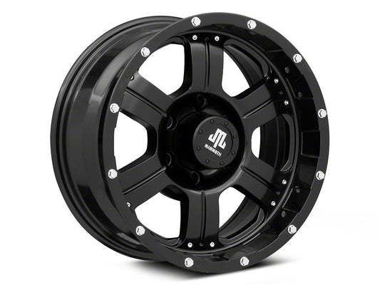 Mammoth 6 Hole Satin Black 6-Lug Wheel; 17x8; 0mm Offset (23-25 Canyon)