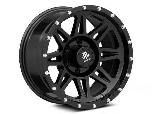 Mammoth Split 8 Satin Black 6-Lug Wheel; 17x9; -6mm Offset (23-25 Canyon)