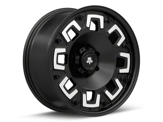 Mammoth Boss Satin Black Machined 6-Lug Wheel; 20x9; -6mm Offset (23-25 Canyon)