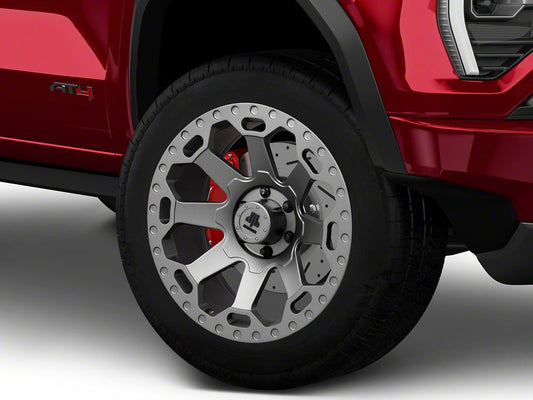 Mammoth Synister Charcoal 6-Lug Wheel; 20x9; -6mm Offset (23-25 Canyon)