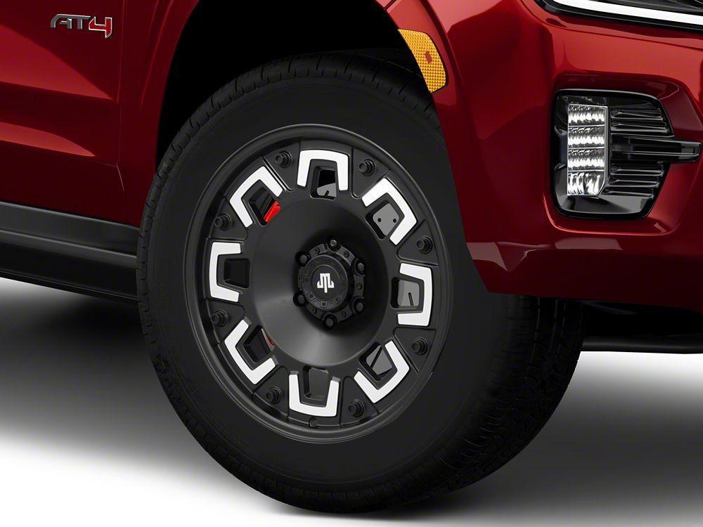 Mammoth Boss Satin Black Machined 6-Lug Wheel; 20x9; -6mm Offset (21-25 Yukon)