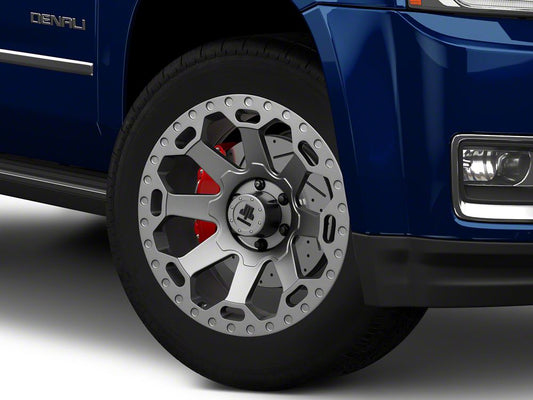 Mammoth Synister Charcoal 6-Lug Wheel; 20x9; -6mm Offset (15-20 Yukon)