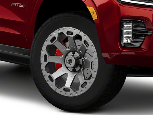 Mammoth Synister Charcoal 6-Lug Wheel; 20x9; -6mm Offset (21-25 Yukon)