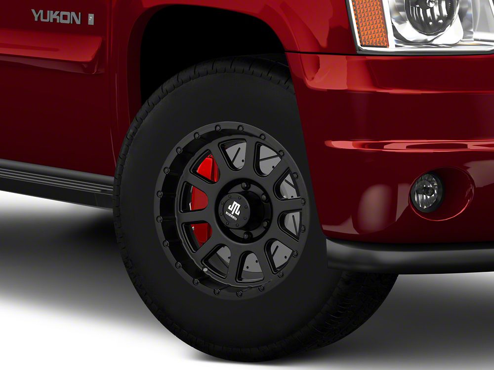 Mammoth 10 Hole Matte Black 6-Lug Wheel; 17x9; -6mm Offset (07-14 Yukon)