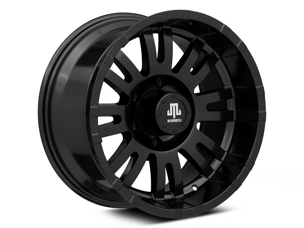 Mammoth Krawler Satin Black 6-Lug Wheel; 17x9; -12mm Offset (07-14 Yukon)