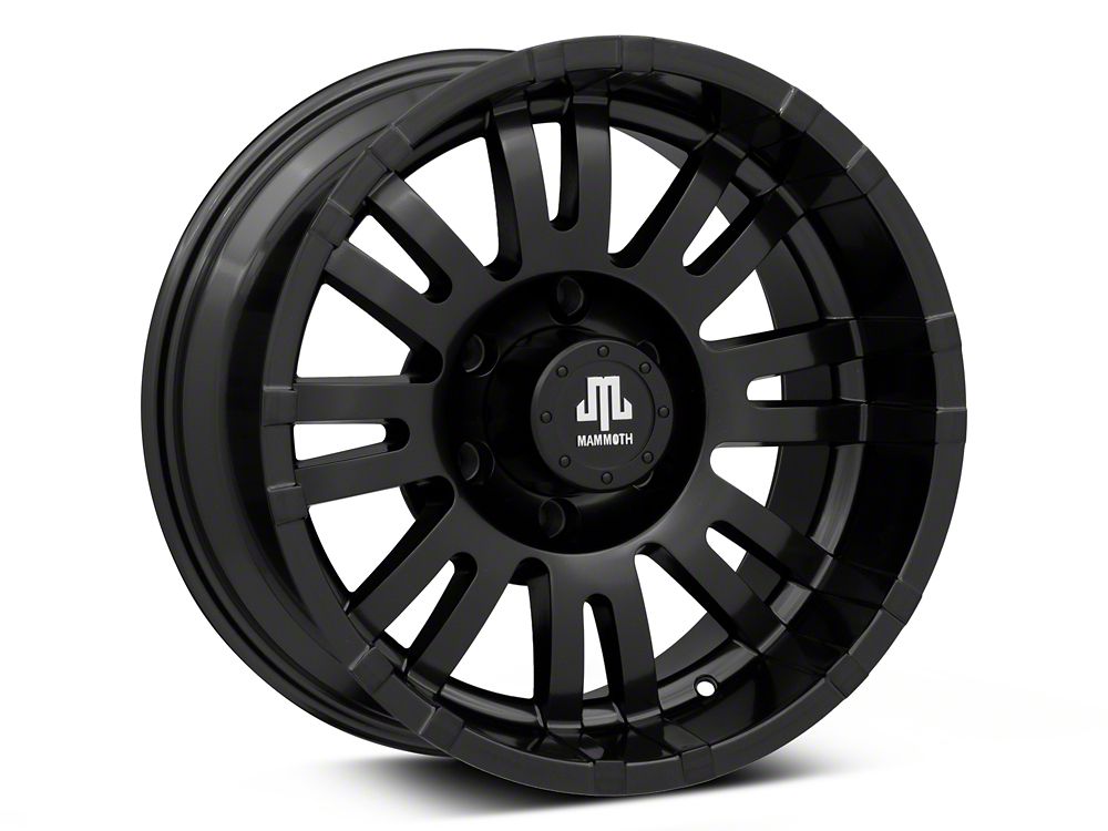 Mammoth Krawler Satin Black 6-Lug Wheel; 17x9; -12mm Offset (07-14 Yukon)