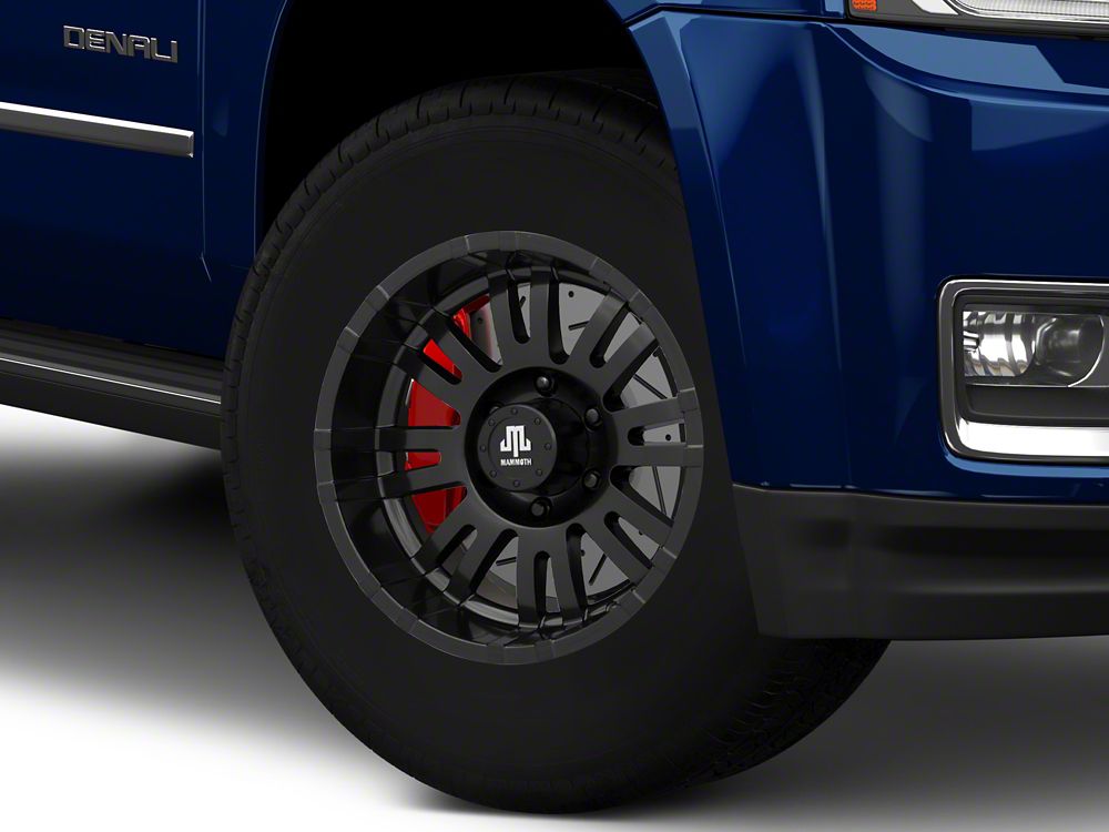 Mammoth Krawler Satin Black 6-Lug Wheel; 17x9; -12mm Offset (15-20 Yukon)