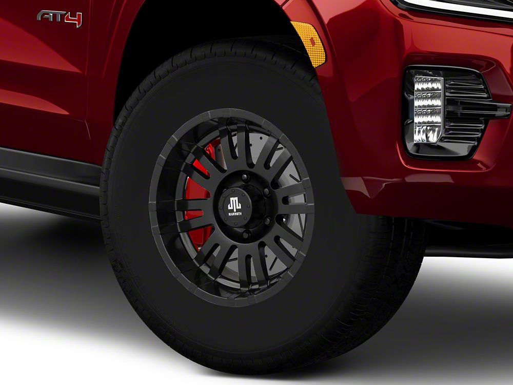 Mammoth Krawler Satin Black 6-Lug Wheel; 17x9; -12mm Offset (21-25 Yukon)