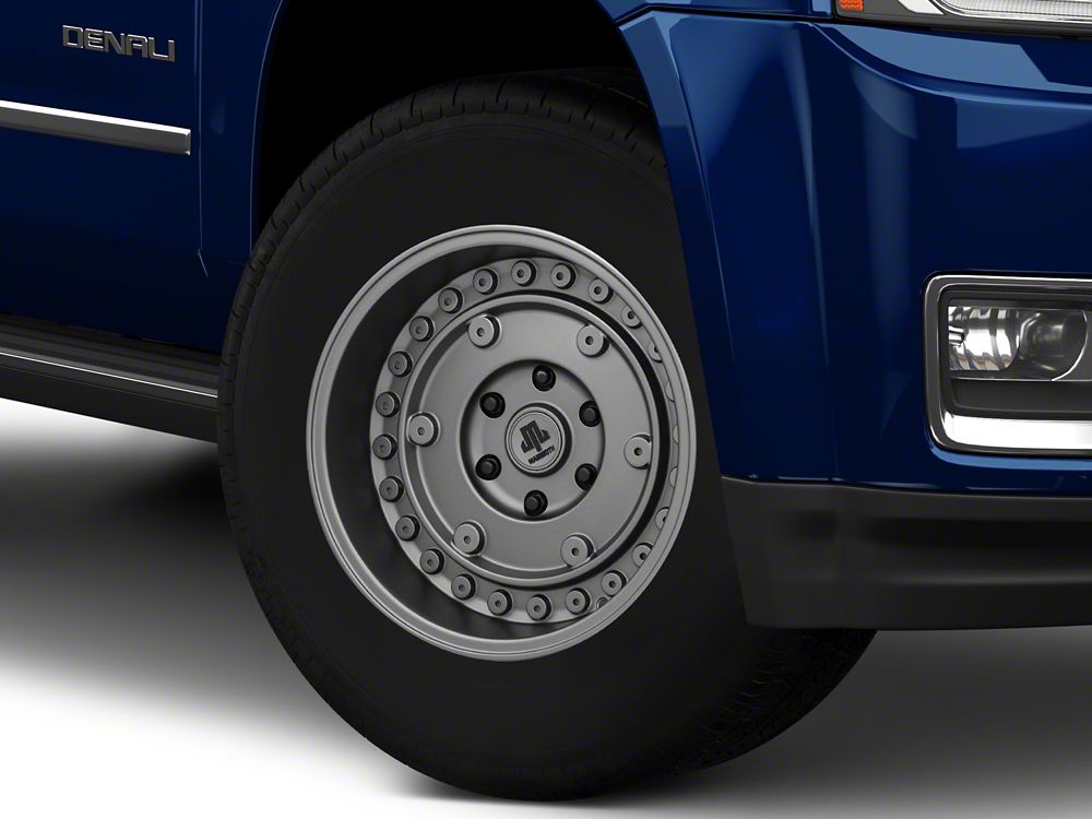 Mammoth Militant Charcoal Wheel; 17x9.5; -18mm Offset (15-20 Yukon)