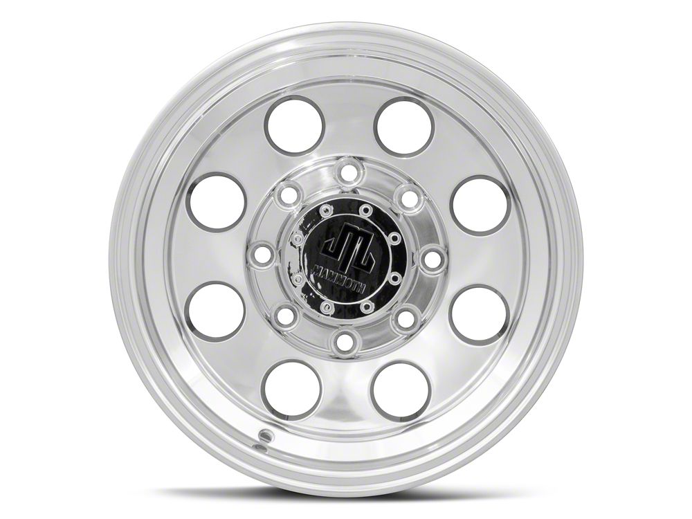 Mammoth 8 Aluminum Polished 8-Lug Wheel; 16x10; -24mm Offset (07-10 Sierra 2500 HD)