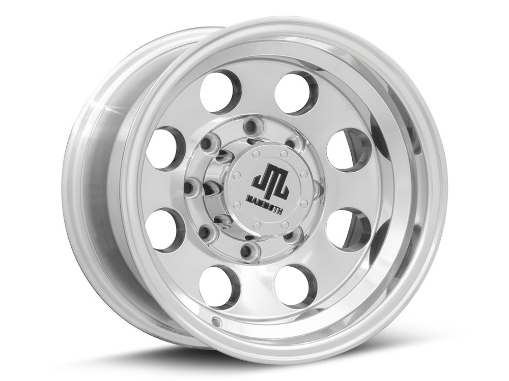 Mammoth 8 Aluminum Polished 8-Lug Wheel; 16x10; -24mm Offset (07-10 Sierra 2500 HD)