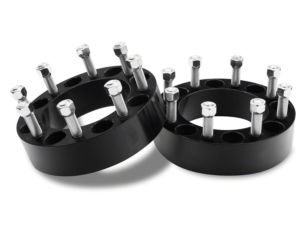 Mammoth 2-Inch Wheel Spacers; Black (12-25 RAM 2500)
