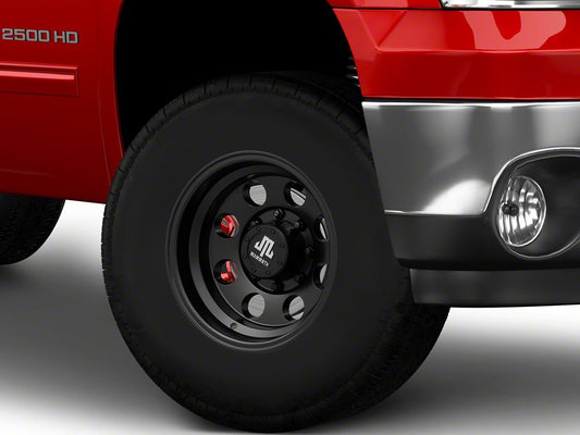 Mammoth 8 Aluminum Matte Black 8-Lug Wheel; 16x10; -24mm Offset (07-10 Silverado 2500 HD)