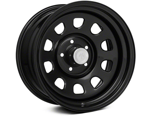 Mammoth D Window Black Steel Wheel; 17x9; -6mm Offset (18-25 Jeep Wrangler JL)