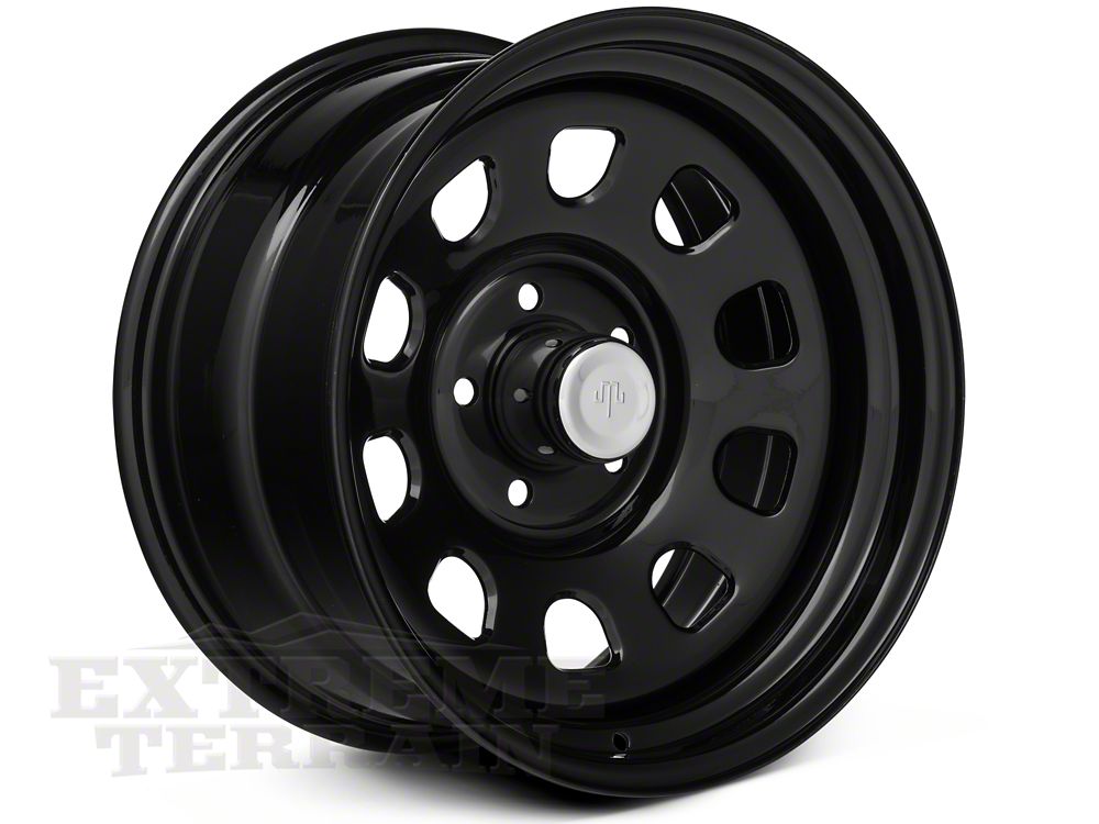 Mammoth D Window Black Steel Wheel; 17x9; -6mm Offset (18-25 Jeep Wrangler JL)