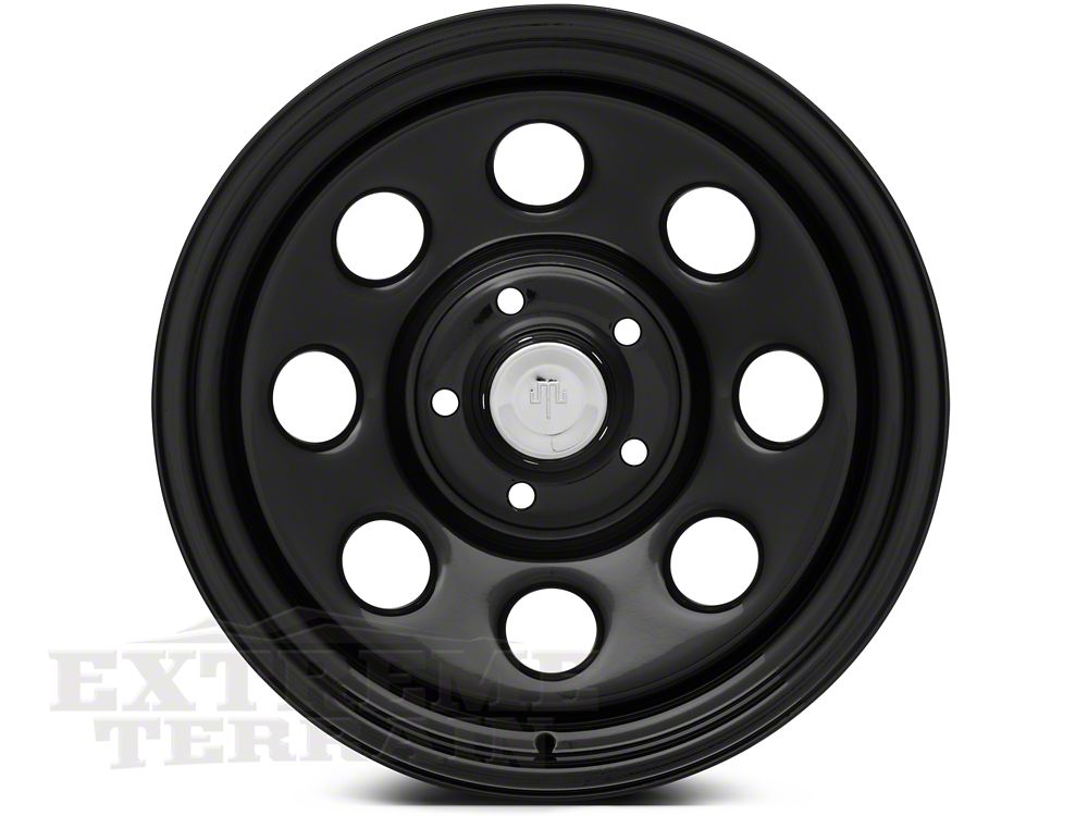 Mammoth 8 Steel Black Wheel; 17x9; -6mm Offset (18-25 Jeep Wrangler JL)