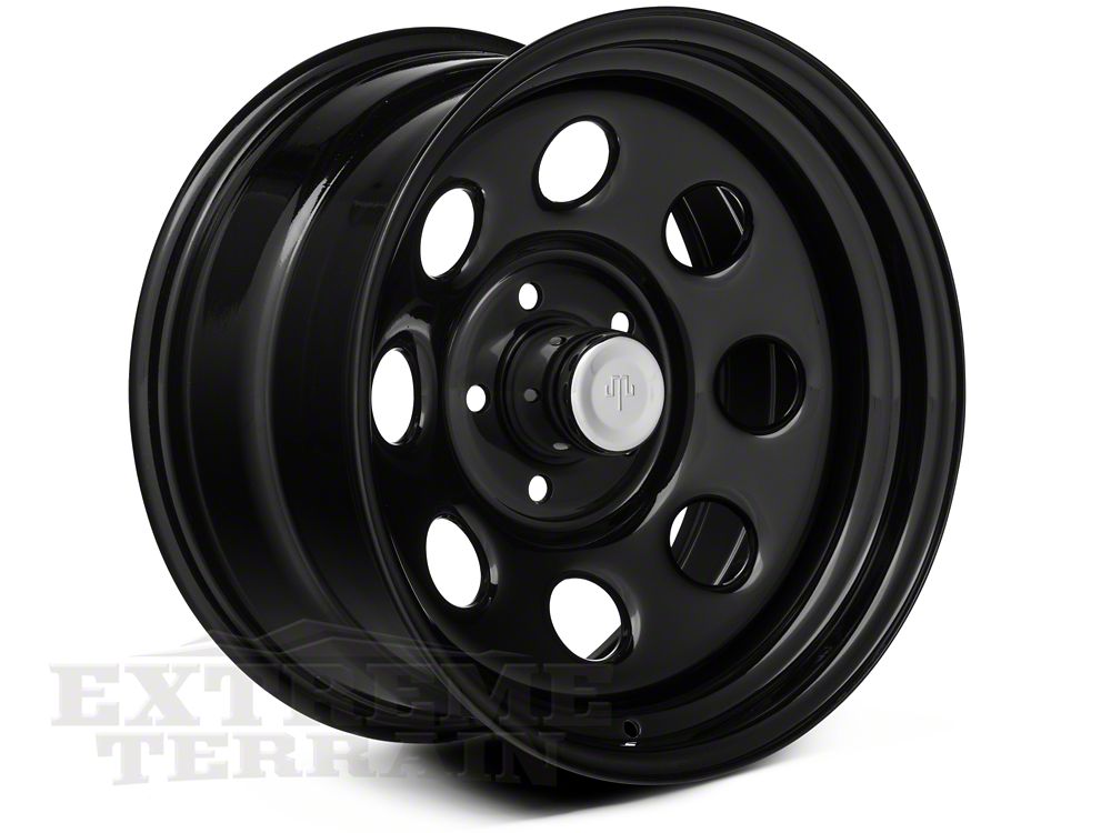 Mammoth 8 Steel Black Wheel; 17x9; -6mm Offset (18-25 Jeep Wrangler JL)