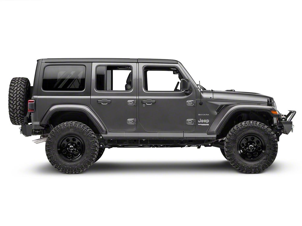 Mammoth 8 Steel Black Wheel; 17x9; -6mm Offset (18-25 Jeep Wrangler JL)