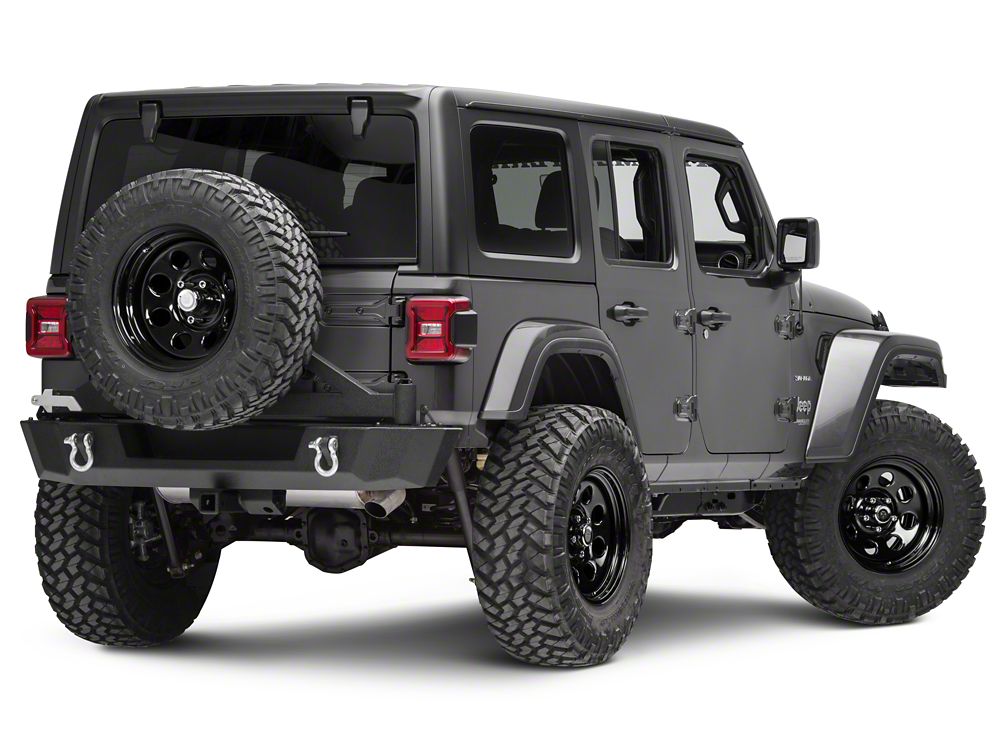Mammoth 8 Steel Black Wheel; 17x9; -6mm Offset (18-25 Jeep Wrangler JL)