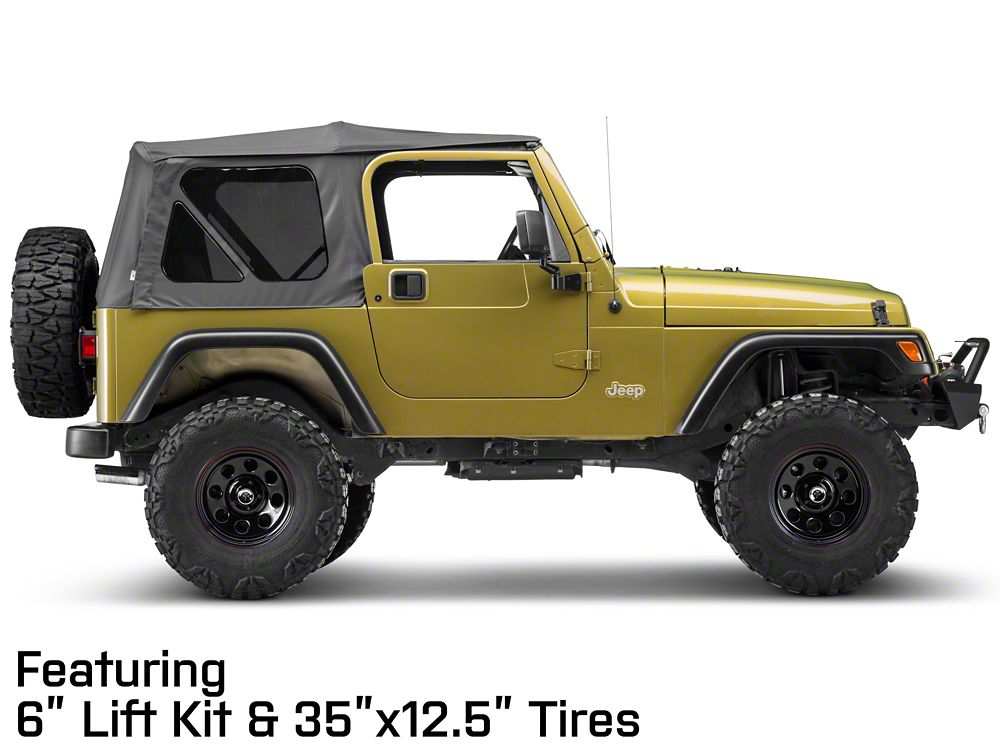 Mammoth 8 Black Wagon Wheel Edition Steel Wheel; 15x8; -19mm Offset (97-06 Jeep Wrangler TJ)