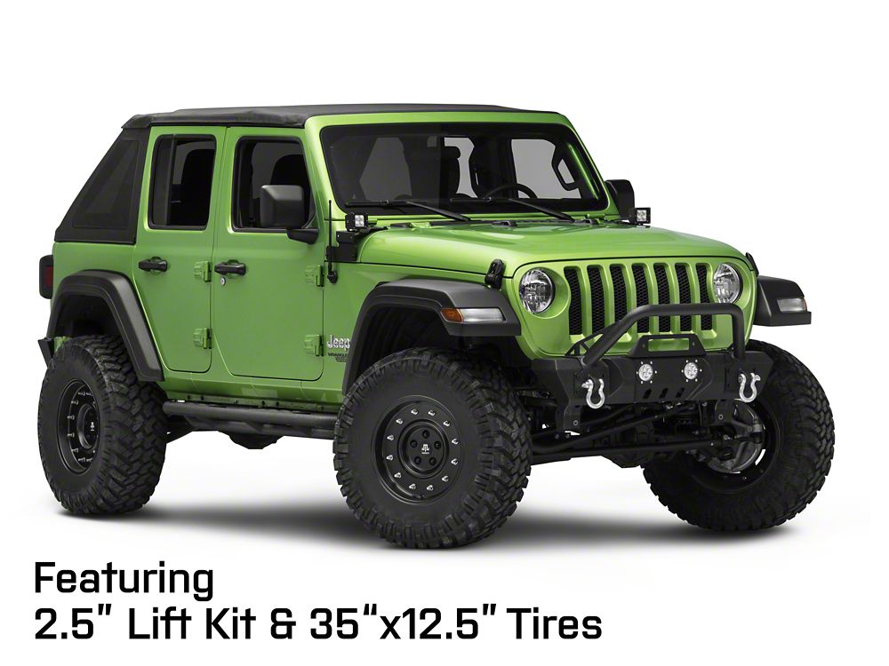 Mammoth General Matte Black Wheel; 17x9; -6mm Offset (18-25 Jeep Wrangler JL)