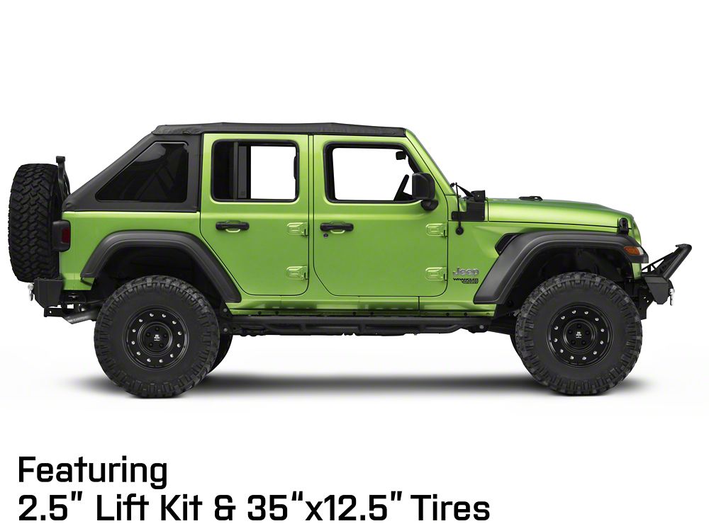 Mammoth General Matte Black Wheel; 17x9; -6mm Offset (18-25 Jeep Wrangler JL)