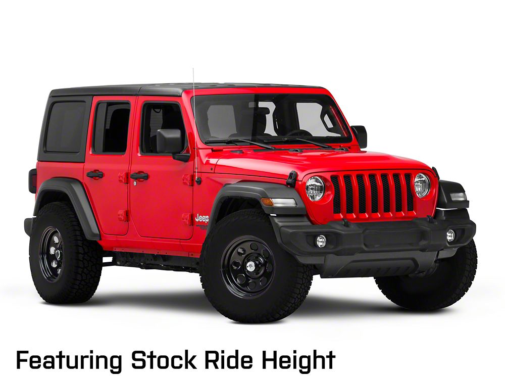 Mammoth 8 Black Steel 15x8 Wheel and BF Goodrich All Terrain TA KO2 35x12.50R15 Tire Kit (87-06 Jeep Wrangler YJ & TJ)