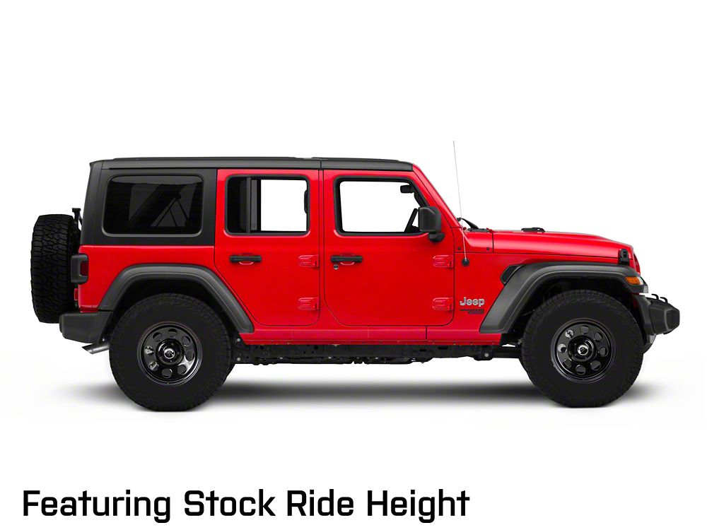 Mammoth 8 Black Steel 15x8 Wheel and BF Goodrich All Terrain TA KO2 35x12.50R15 Tire Kit (87-06 Jeep Wrangler YJ & TJ)