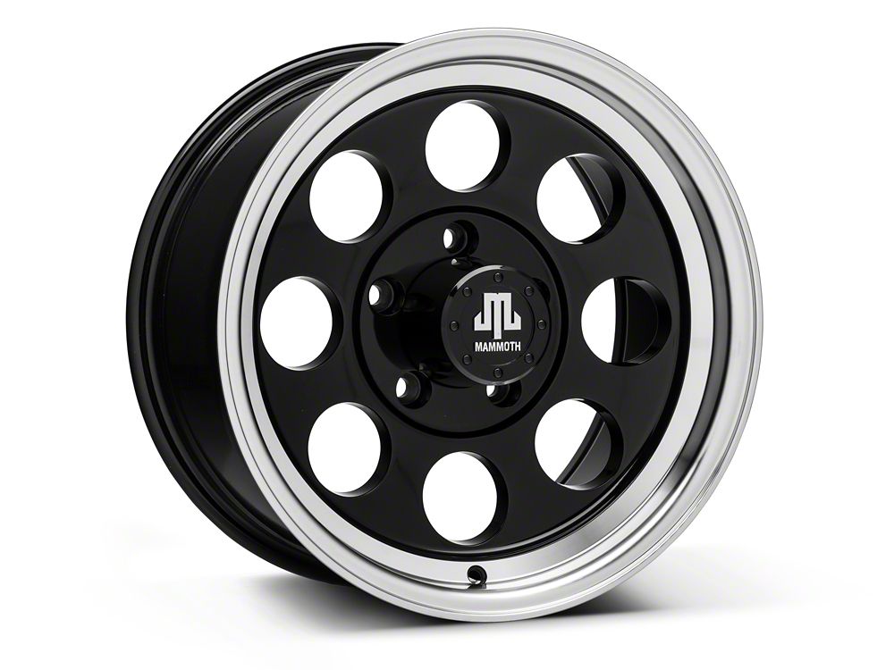 Mammoth 8 Black 16x8 Wheel and BF Goodrich All Terrain TA KO2 305/70R16 Tire Kit (07-18 Jeep Wrangler JK)