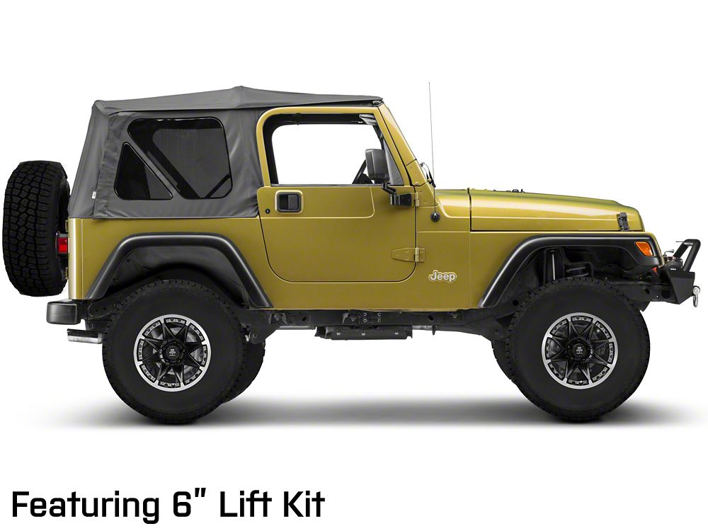Mammoth Type 88 Black 16x8 Wheel and BF Goodrich All Terrain TA KO2 305/70R16 Tire Kit (87-06 Jeep Wrangler YJ & TJ)