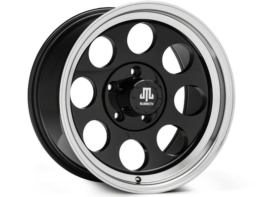 Mammoth 8 Black 17x9 Wheel and BF Goodrich All Terrain TA KO2 315/70R17 Tire Kit (07-18 Jeep Wrangler JK)