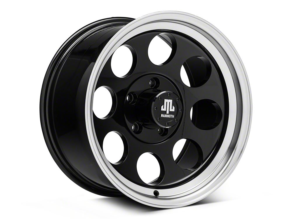 Mammoth 8 Black 17x9 Wheel and BF Goodrich All Terrain TA KO2 315/70R17 Tire Kit (07-18 Jeep Wrangler JK)