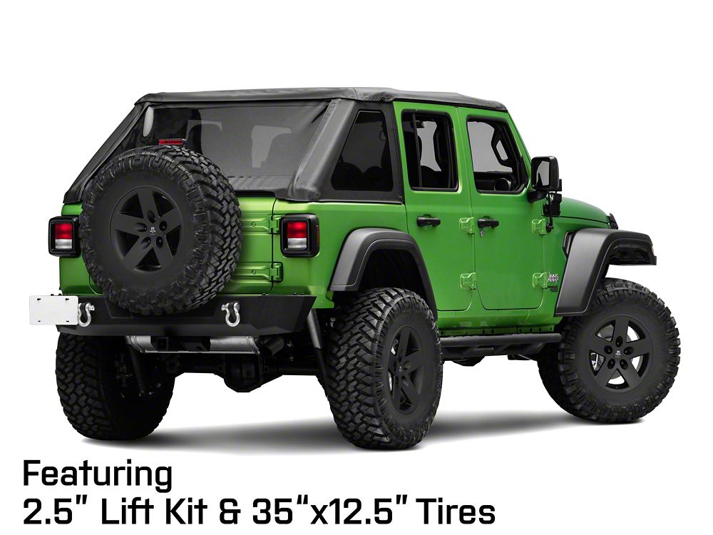 Mammoth Moab Black Wheel; 17x9; -6mm Offset (18-25 Jeep Wrangler JL)
