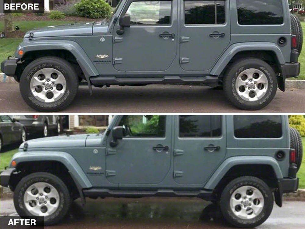 Mammoth 2-Inch Front / 1-Inch Rear Leveling Kit with End Links (07-18 Jeep Wrangler JK)