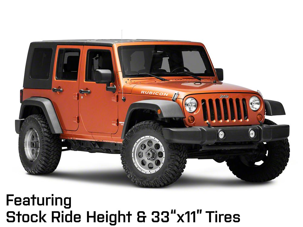 Mammoth 8 Aluminum Simulated Beadlock Anthracite Wheel; 17x9; -6mm Offset (07-18 Jeep Wrangler JK)