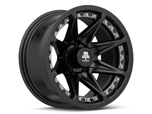 Mammoth Type 88 Matte Black Wheel; 15x8; -20mm Offset (97-06 Jeep Wrangler TJ)