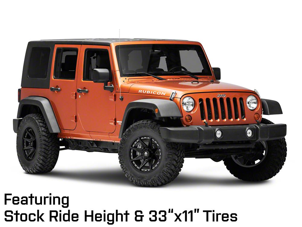 Mammoth Type 88 Matte Black Wheel; 17x9; -6mm Offset (07-18 Jeep Wrangler JK)