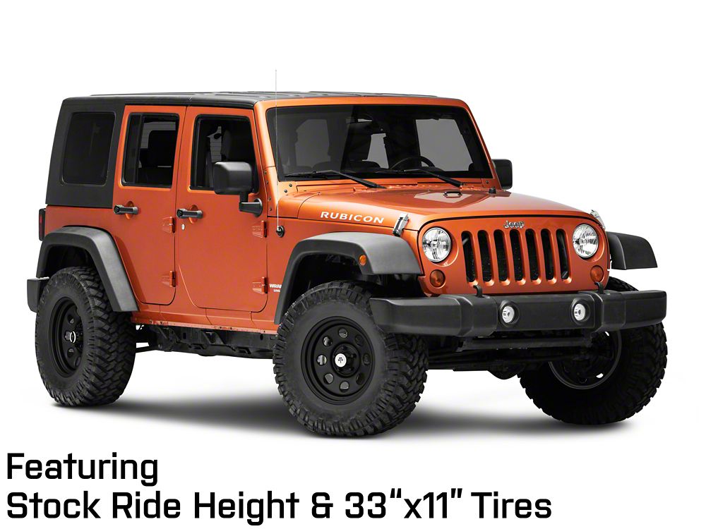 Mammoth 8 Steel Matte Black Wheel; 17x9; -6mm Offset (07-18 Jeep Wrangler JK)