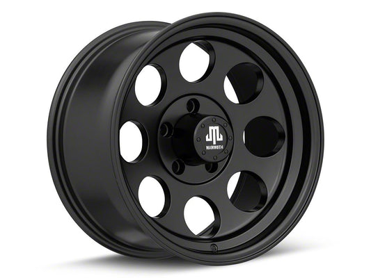 Mammoth 8 Aluminum Matte Black Wheel; 17x9; -6mm Offset (18-25 Jeep Wrangler JL)